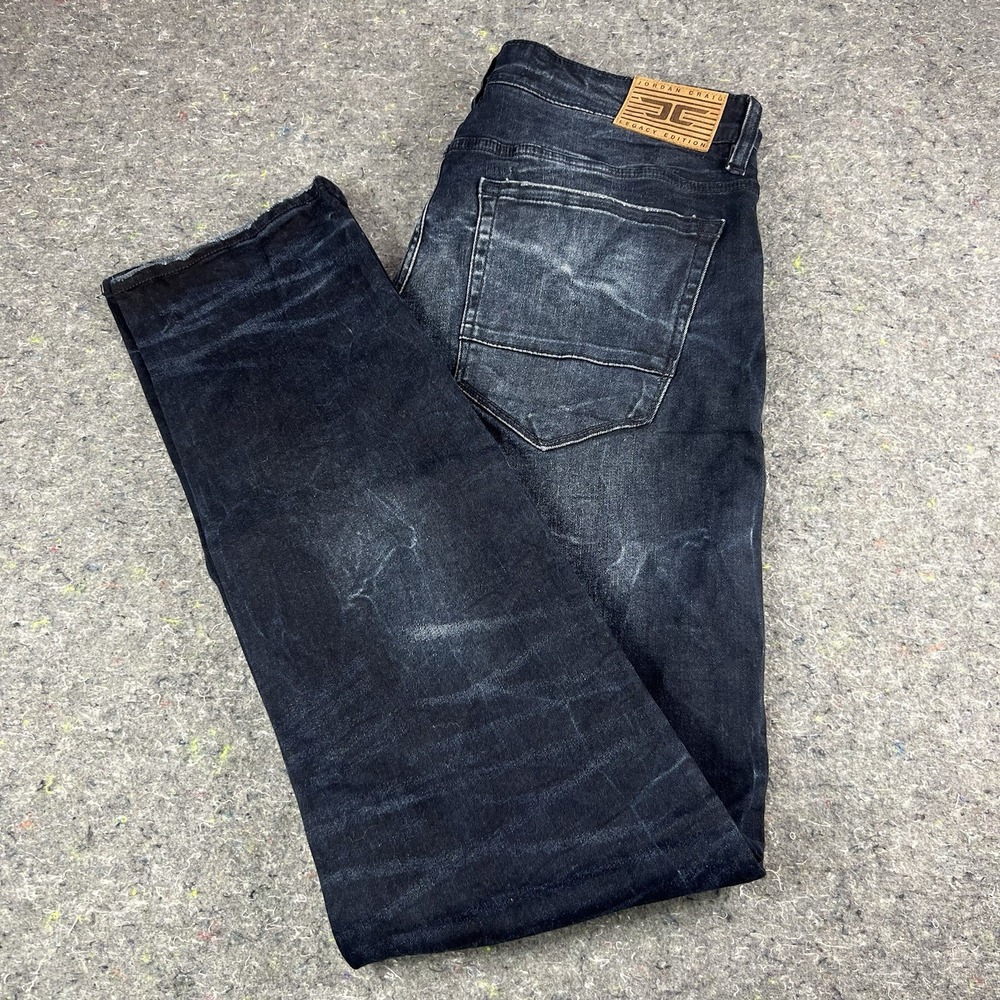 Jordan Craig Collins Legacy Edition Jeans Men's 36x34 Black Denim Used